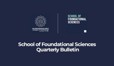 School of Foundational Sciences Quarterly Bulletin 1